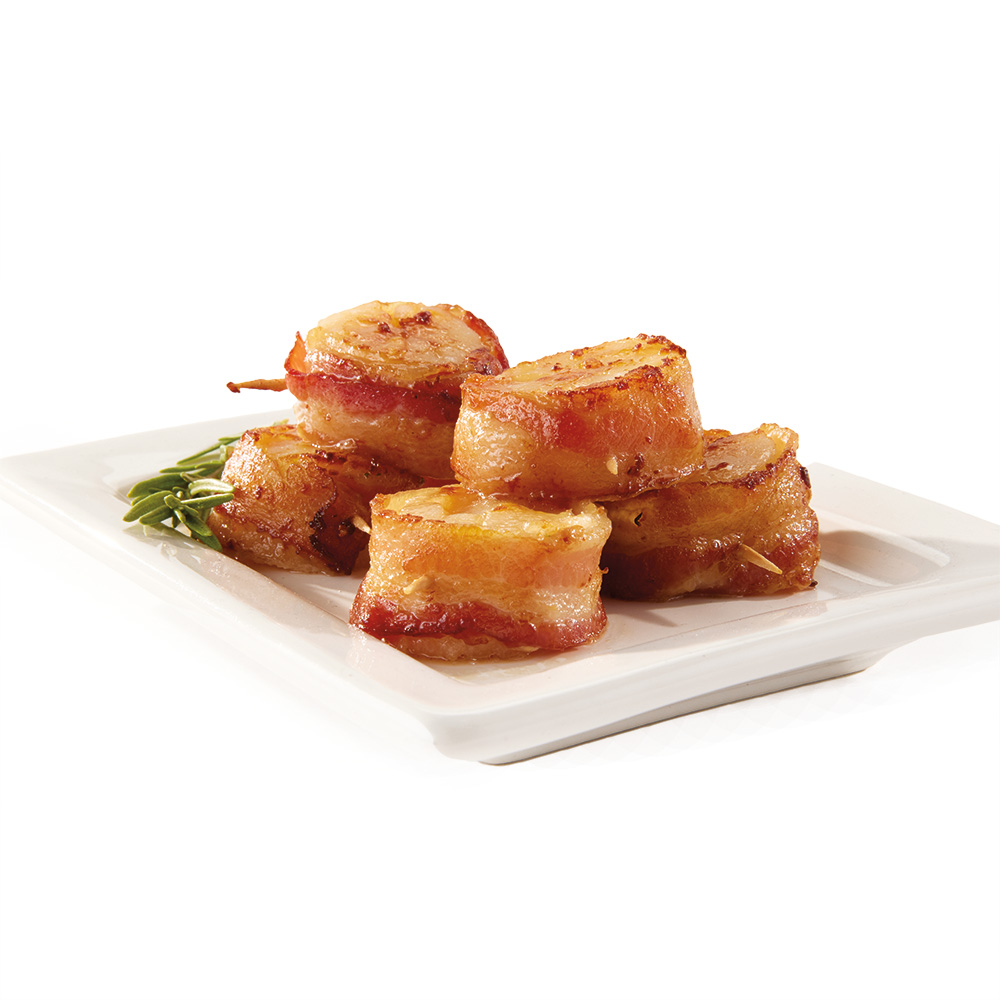 Bacon-Wrapped Wild Sea Scallops Bacon-Wrapped Wild Sea Scallops