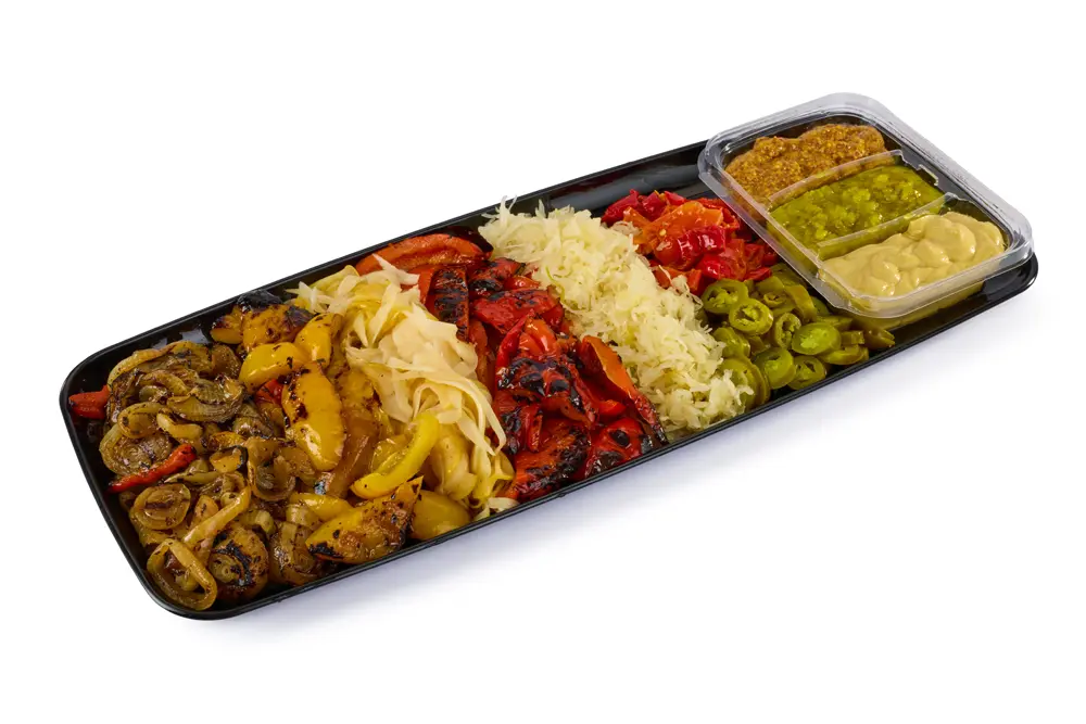 Brat Condiment Platters