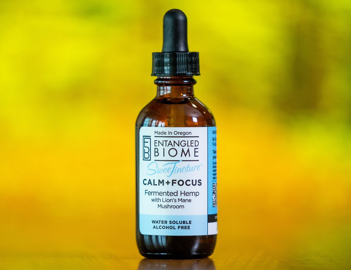Entangled Biome fermented hemp tinctures at Market of Choice