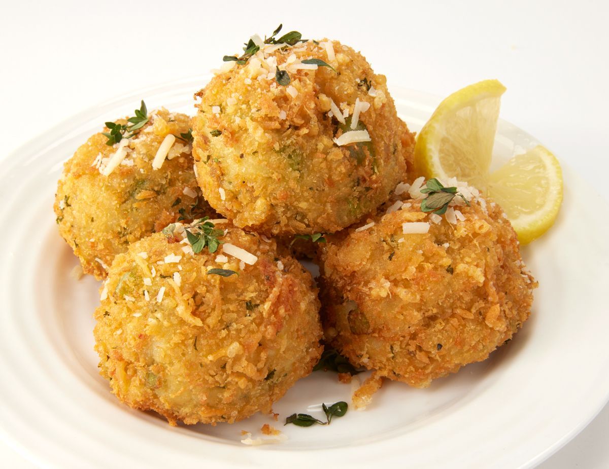Spring Asperagus Rissotto Balls