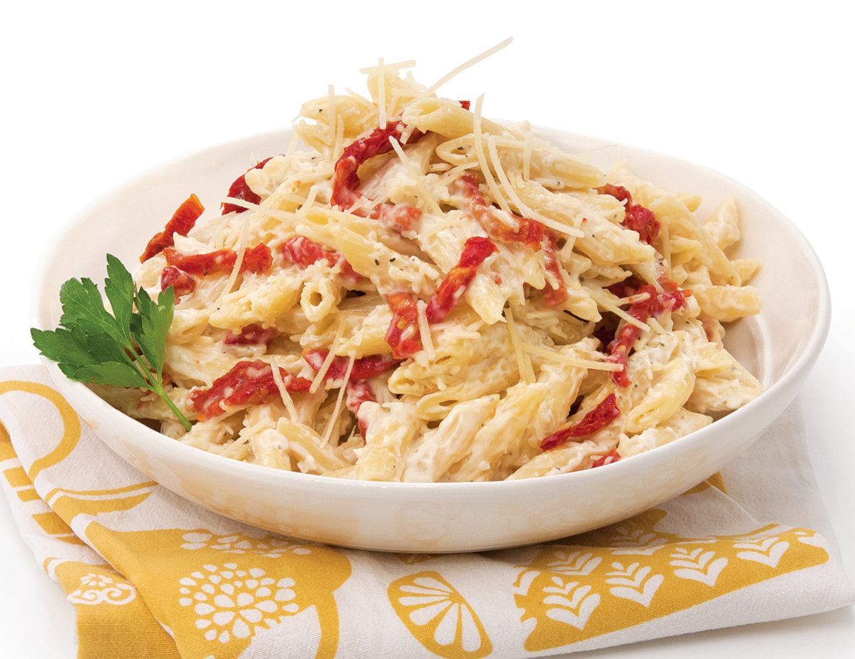 Sundried Tomato Penne Parmesan Pasta Salad