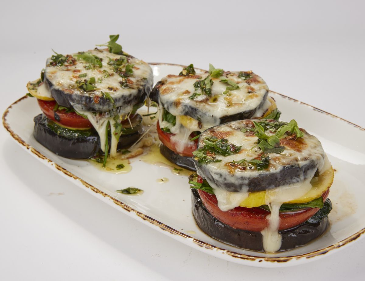 Tomato & Eggplant Napoleons