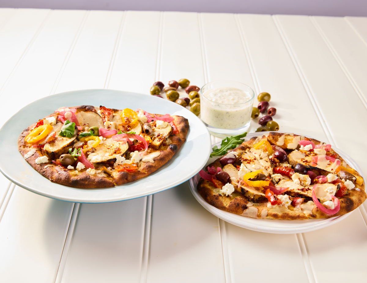 Chicken Shawarma Flatbread Pizza