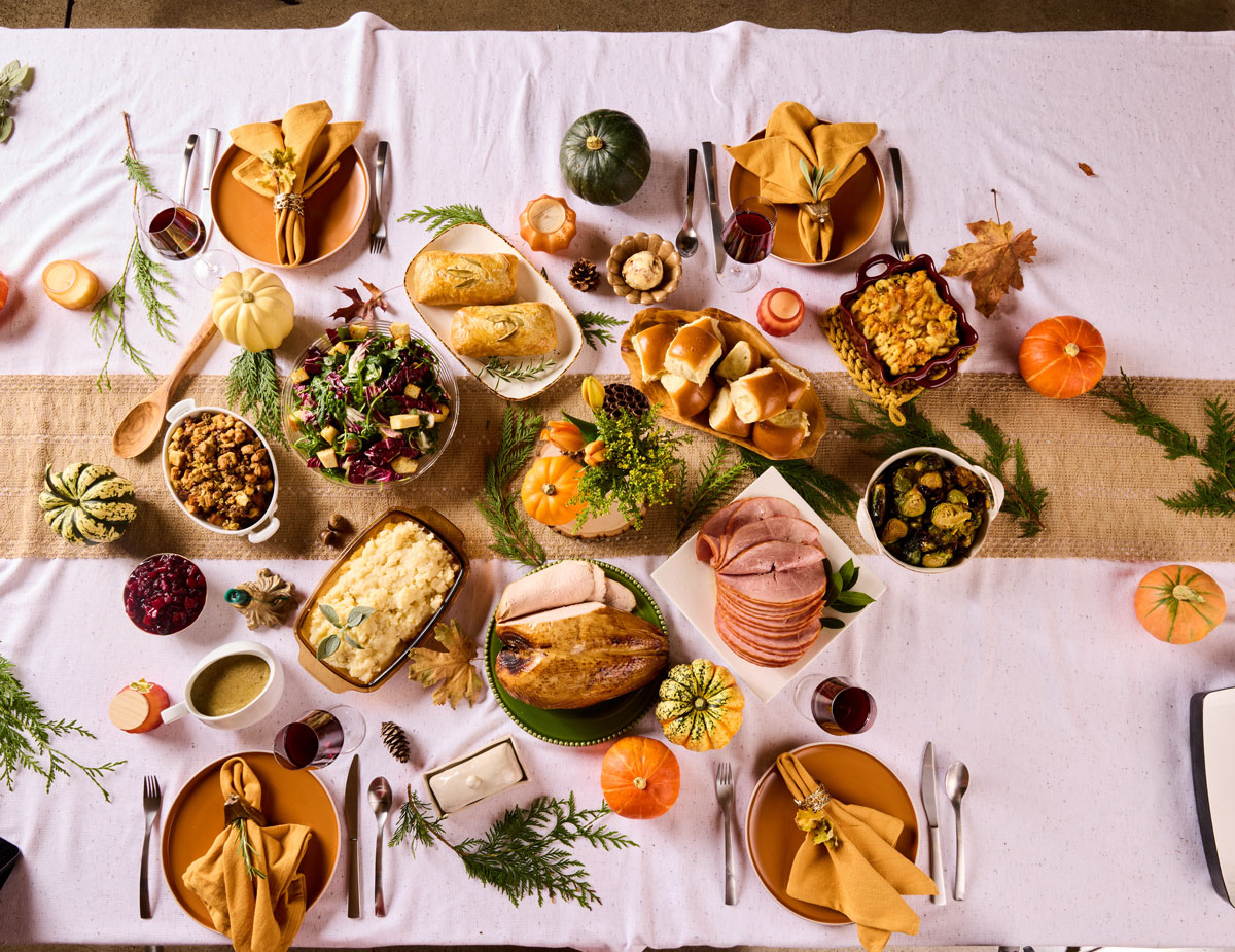 Thanksgiving spread