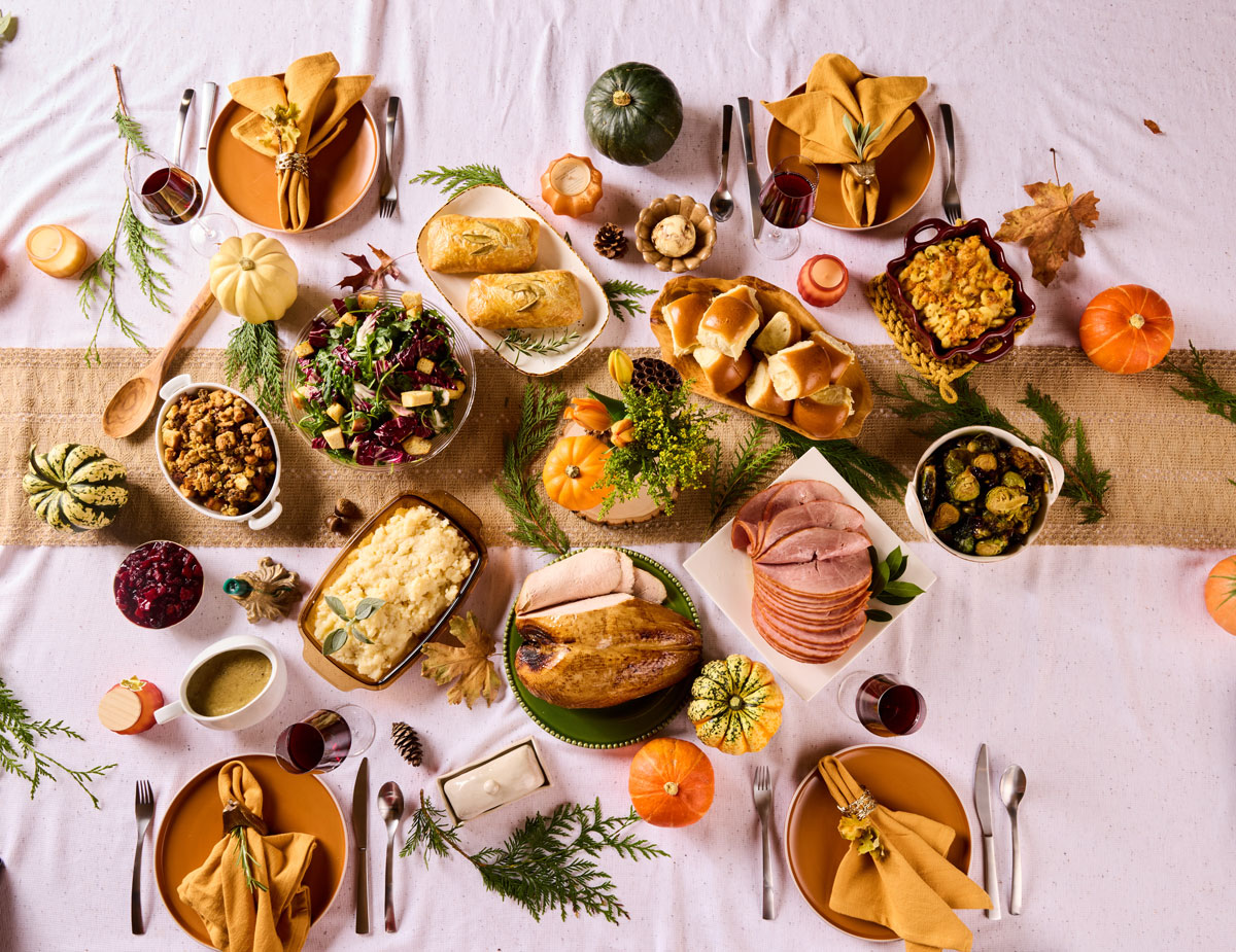 Thanksgiving spread
